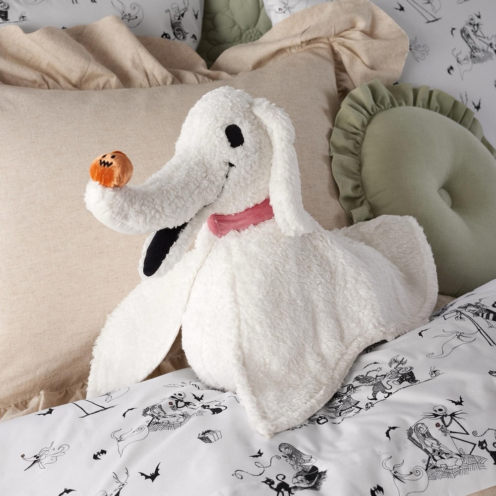 Pottery Barn The Nightmare Before Christmas Zero Dog Pillow BNWT SOLD OUT!